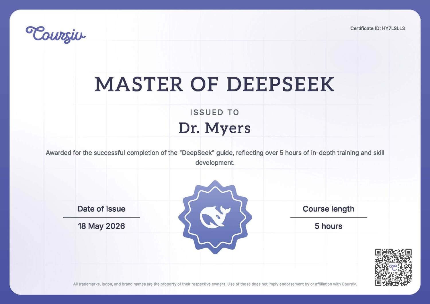 Master Of DeepSeek Certification Master Of DeepSeek Certification