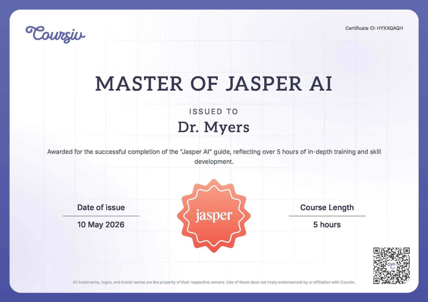 Master Of Jasper AI Certification Master Of Jasper AI Certification