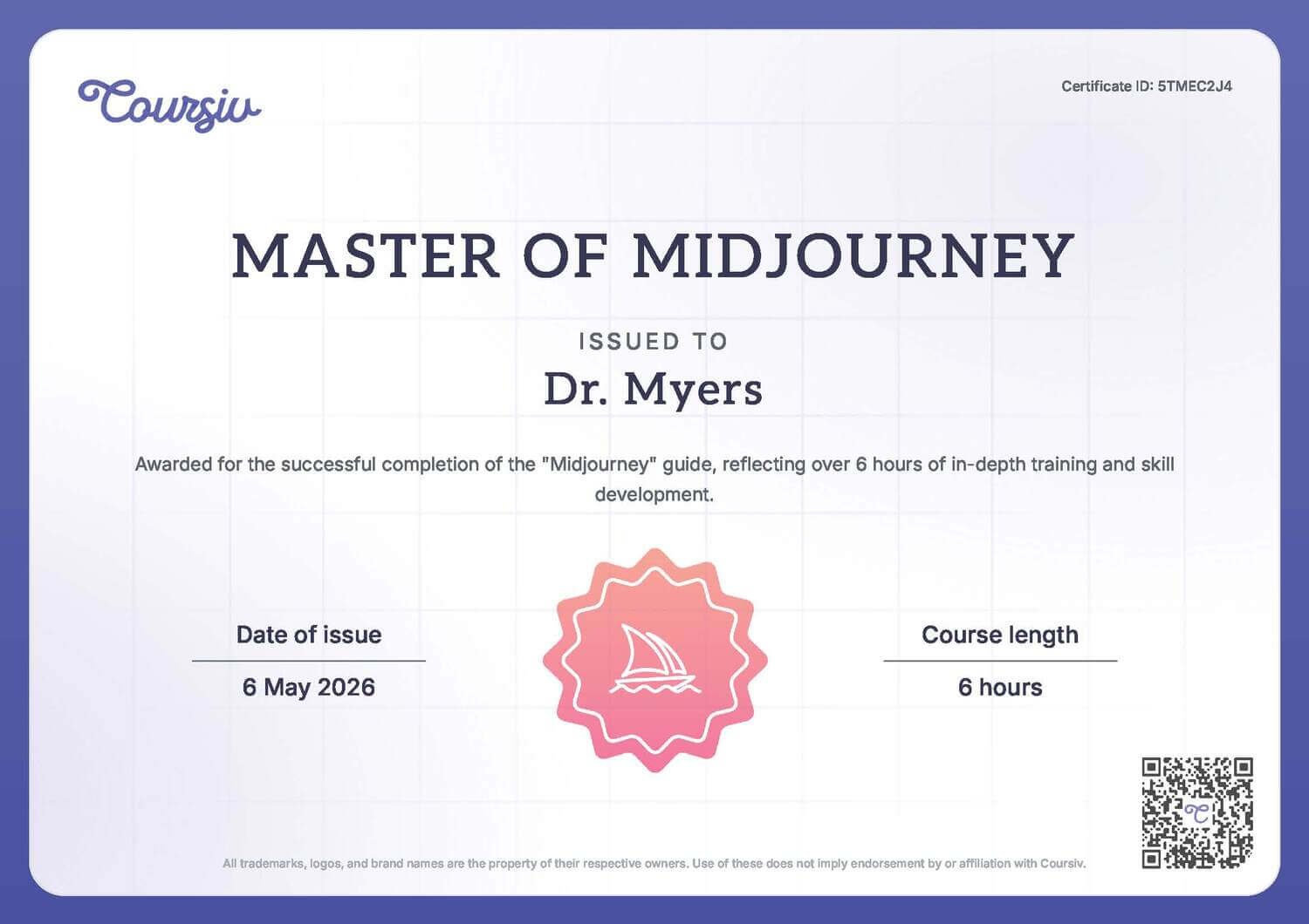 Master Of Midjourney Certification Master Of Midjourney Certification
