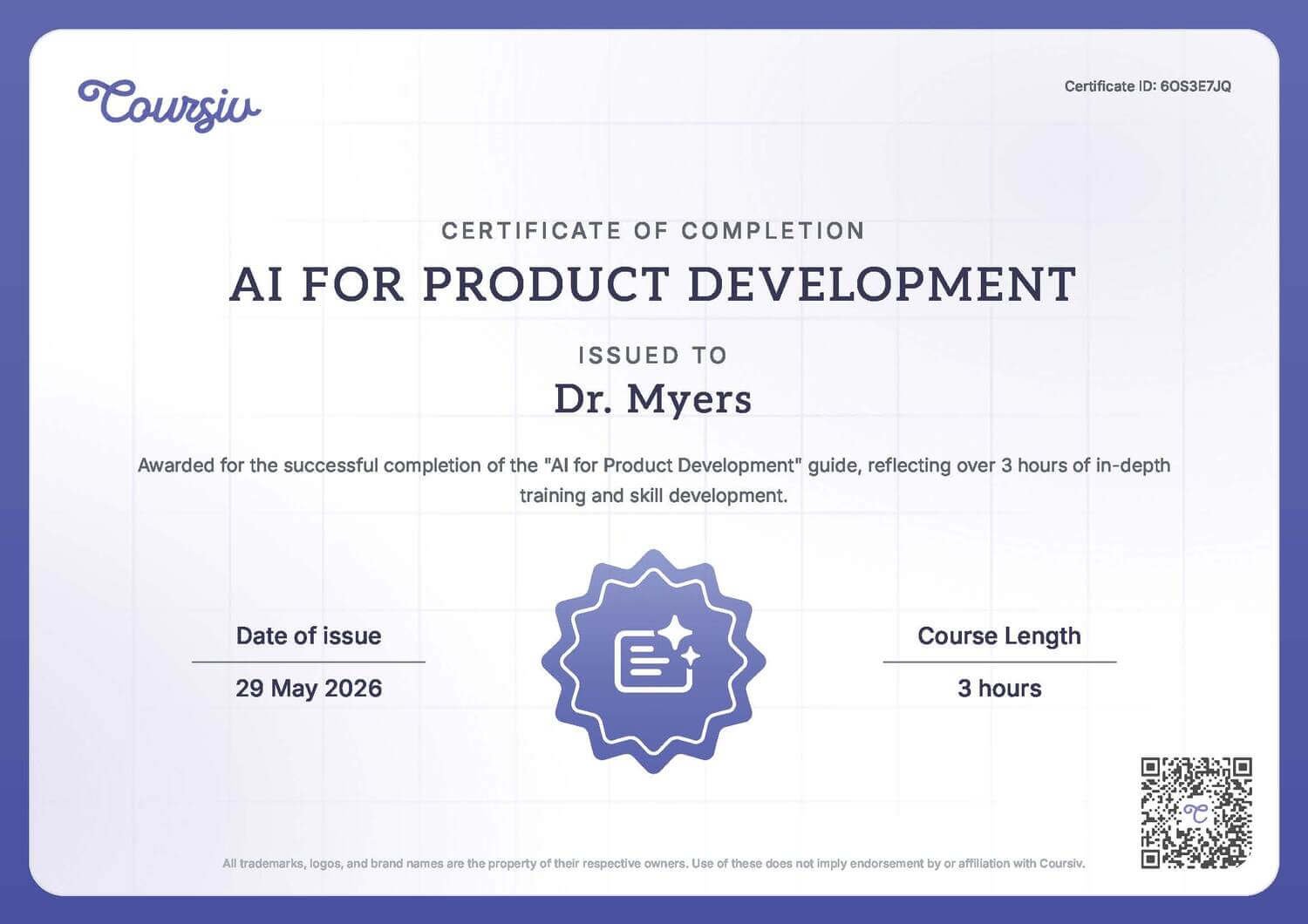 AI For Product Development Certification AI For Product Development Certification
