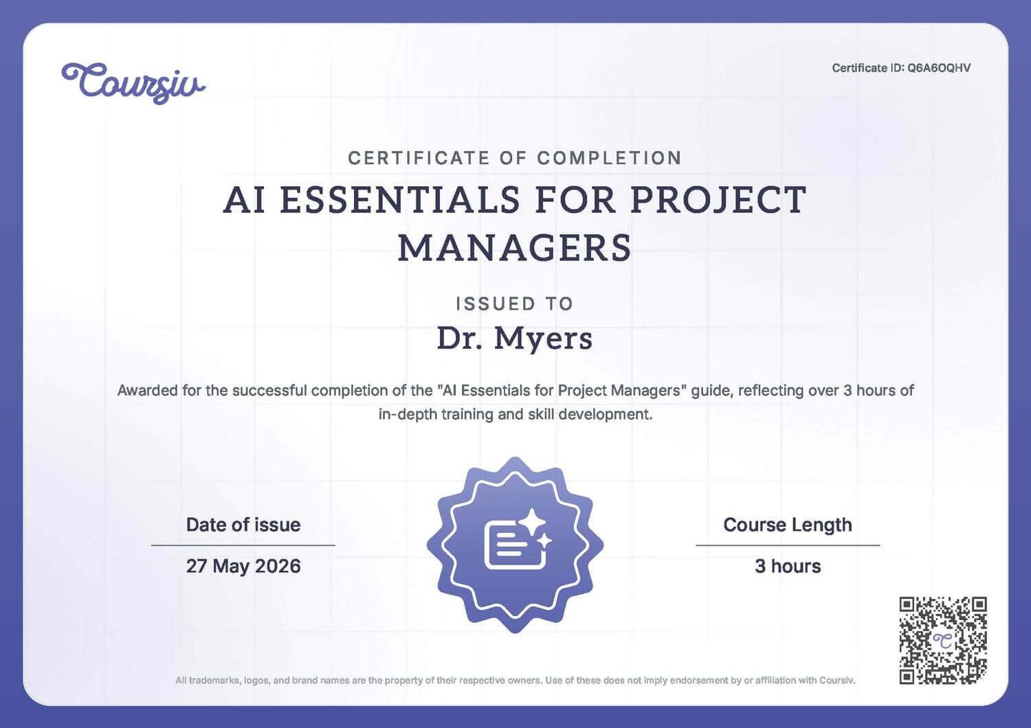 AI Essentials For Project Managers Certification AI Essentials For Project Managers Certification