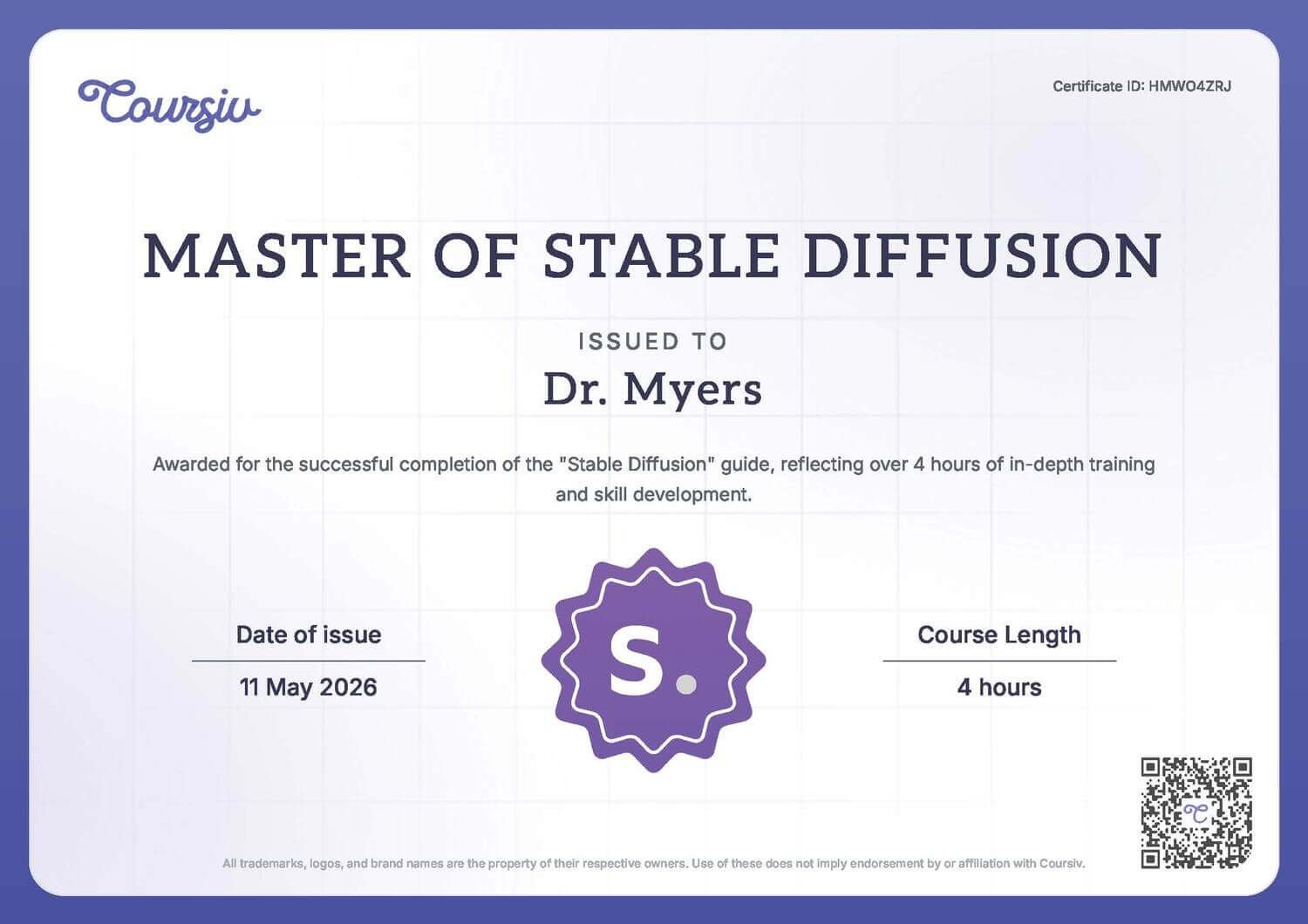 Master Of Stable Diffusion Certification Master Of Stable Diffusion Certification
