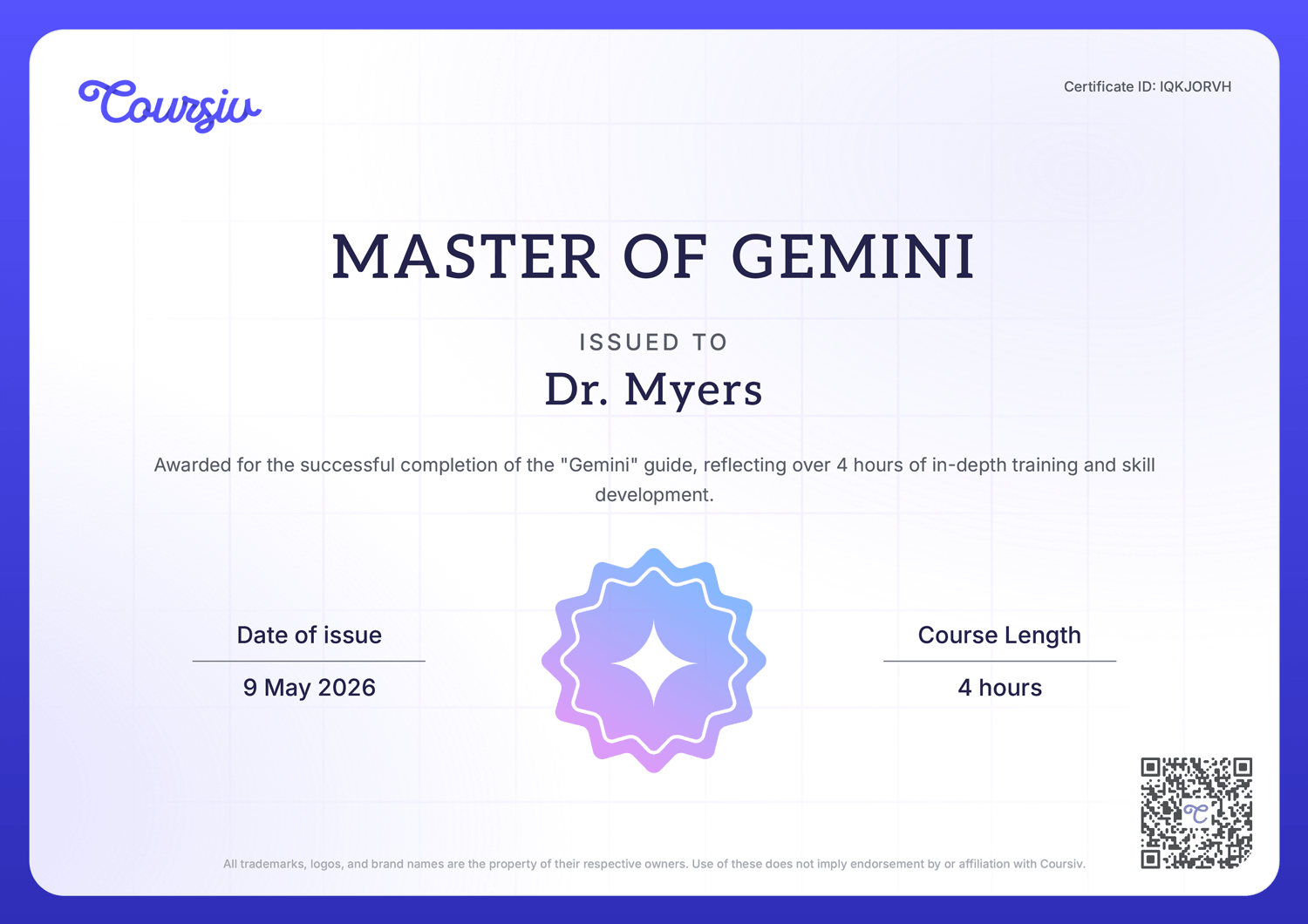Master Of Gemini Certification Master Of Gemini Certification